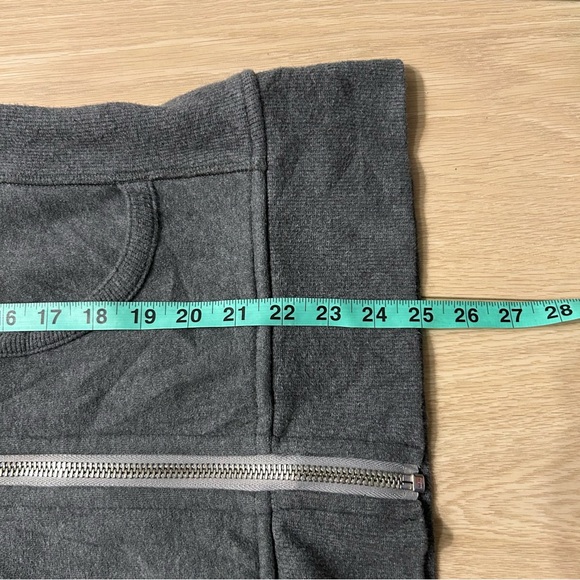Lululemon Scuba Full-Zip Hoodie Sz 6 Grey Heathered Cotton Fleece Yoga - Picture 7 of 7